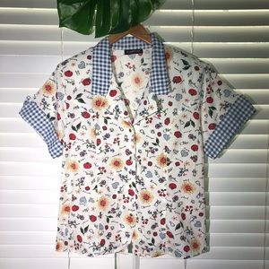 Vintage Gardening Cabrais Button Down Shirt